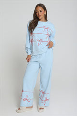 Candy Cane Dreams Sweater Blue