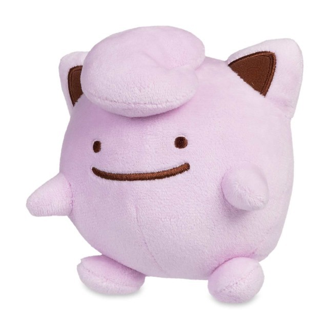 Ditto As Jigglypuff Plush - 5 In.