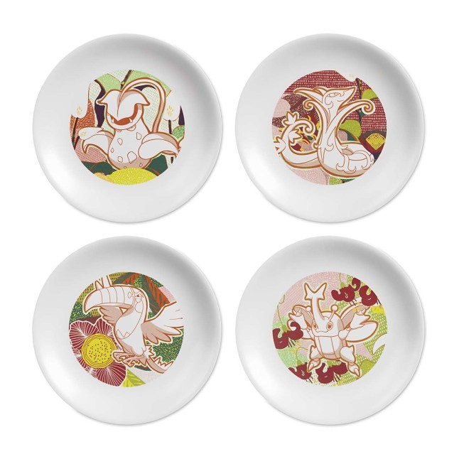 Floral Forest Pokémon Outdoor Dinner Plates (4-Pack)