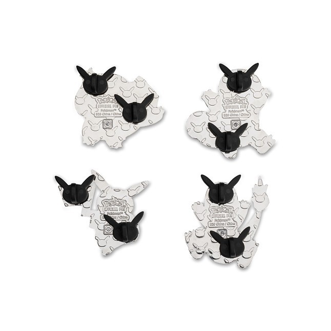 Bulbasaur, Charmander, Squirtle & Pikachu Pokémon Pins (4-Pack)
