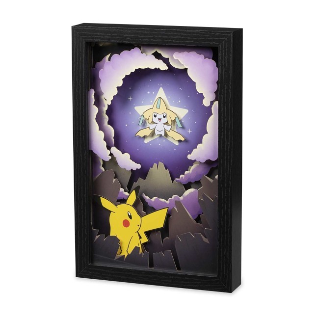 Jirachi Mythical Sights Layered Wall Art