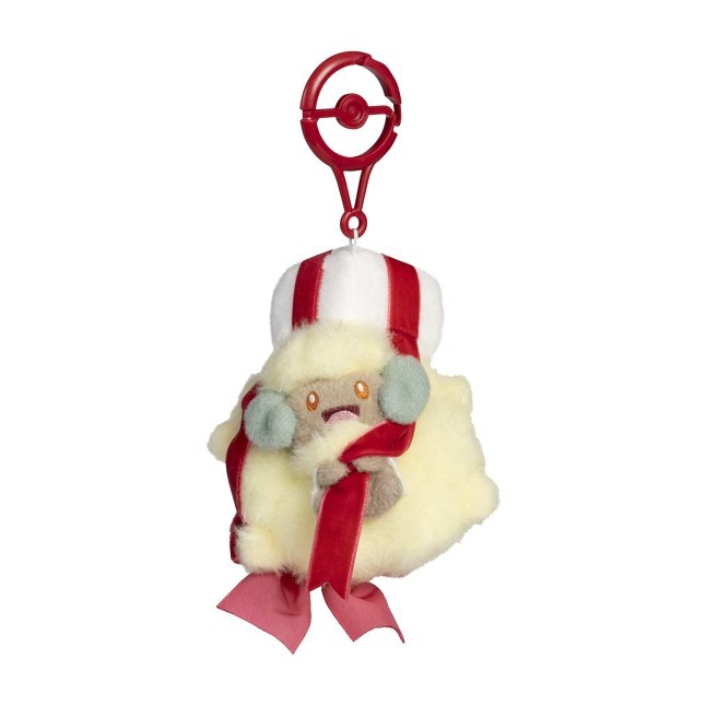 Whimsicott Pokémon Holiday Wishes Plush Key Chain