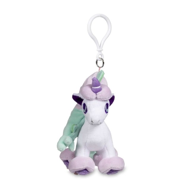 Galarian Ponyta Pokémon Sparkling Friendships Plush Key Chain